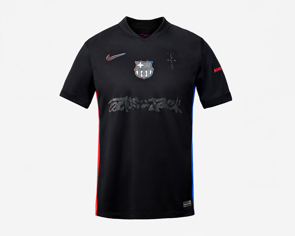 バルセロナ トラヴィス スコット XLサイズ Travis Scott x Nike x FC Barcelona Split-Dye Crest Hoodie